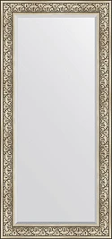 Зеркало Evoform Exclusive BY 3606 80x170 см барокко серебро