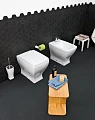Крышка-сиденье ArtCeram Jazz JZA006 01;72 с микролифтом, петли бронза - превью 2
