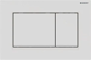 Кнопка смыва Geberit Sigma 30 115.883.01.1 белая, матовый лак