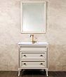 Мебель для ванной La Beaute Classic Vivien Сassetto 80 слоновая кость с патиной, фурнитура бронза