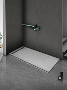 Поддон для душа WeltWasser WW TRS 10090 STONE-WT 100х90 белый с сифоном
