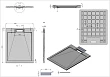 Душевой поддон Esbano Luxe ESP-LX108W 80х100 см, белый - превью 2