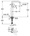 Смеситель Grohe Essence New 32901001 для раковины - превью 2