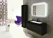 Шкаф-пенал La Beaute Yonne 40 черный - превью 2