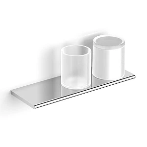 Полка Black&White SN-8019 со стаканом и дозатором
