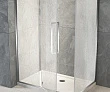 Душевой уголок Veconi Rovigo RV-034R 100x80x195 см, профиль xром, стекло дождь - превью 2