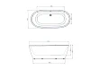 Акриловая ванна Aima Design Tondo174x80 - превью 1