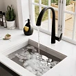 Смеситель WasserKRAFT A8667 для кухонной мойки, черный - превью 1