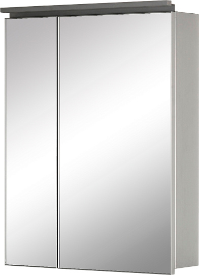 Зеркало-шкаф De Aqua Алюминиум 60 серебро