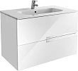 Тумба с раковиной Roca Victoria Nord Ice Edition 80 белая - превью 2