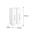 Дозатор Fixsen Hotel FX-31012H-2 для жидкого мыла, двойной, белый - превью 1