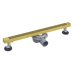 Душевой трап Wonzon & Woghand WW-65406T-BG брашированное золото