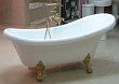 Акриловая ванна Gemy G9030-A фурнитура золото - превью 2