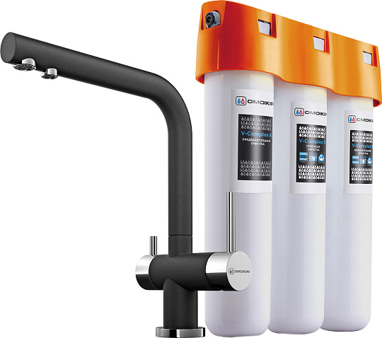 Смеситель для кухонной мойки Omoikiri Nagano BL 4047.8028  с фильтром