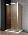 Душевой уголок Radaway Twist DW+S 100 коричневое стекло - превью 1