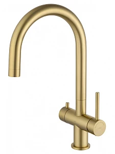 Смеситель для кухонной мойки Wonzon & Woghand WW-3211-BG золото