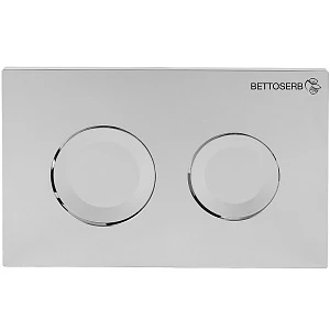Кнопка смыва Bettoserb Sitnica 40006468 хром матовый