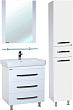 Мебель для ванной Bellezza Рокко 80 с 3 ящиками напольная белая (Q80)