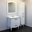 Тумба с раковиной Comforty Монако-80-2 белый глянец - превью 1