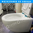 Унитаз подвесной CeramaLux 2197 безободковый, белый глянцевый - превью 2