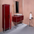 Мебель для ванной Armadi Art Monaco 100 со столешницей бордо, хром