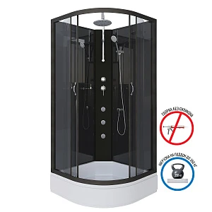Душевая кабина Niagara Classic NG-6501-14BKTG 90x90x240 с гидромассажем
