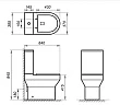 Чаша для унитаза-компакта BelBagno Norma BB339CPR - превью 1