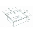 Мойка кухонная Paulmark Velten PM905151-BG 51 брашированное золото - превью 1