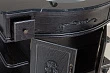 Тумба для комплекта Bellezza Аврора 115 черная патина серебро - превью 2