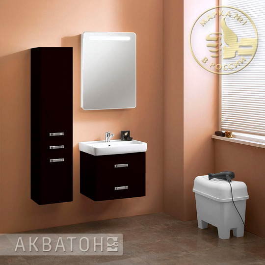 Мебель для ванной Aquaton Америна 60 чёрная