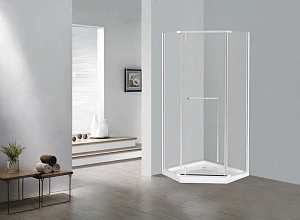 Душевой уголок Esbano Surf ESS-100PR-С 100х100 без поддона, стекло прозрачное, профиль хром