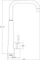 Смеситель Steel Hammer SH 5183 INOX для кухонной мойки - превью 1