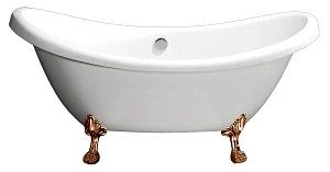 Акриловая ванна BelBagno BB05-BRN с ножками бронза