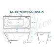 Чугунная ванна Delice Maestro Elite DLR230646 200х85 см - превью 1