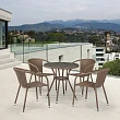 Комплект для отдыха Afina Garden T282ANT/Y137C-W56 Light Brown (4+1) - превью 1