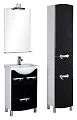 Шкаф-пенал Aquanet Асти 40 черный - превью 1