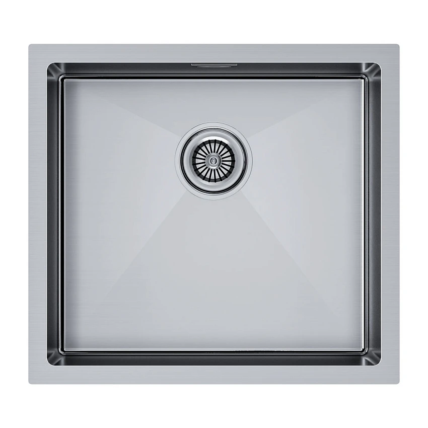 Мойка кухонная Paulmark Gerberg 48 UNI PM254844-BS 48x44 брашированная сталь