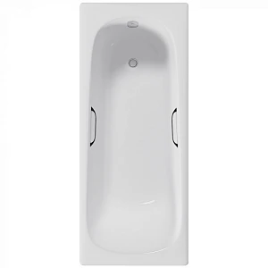Чугунная ванна Delice Continental DLR230641R 130х70 без ножек с отверстиями под ручки