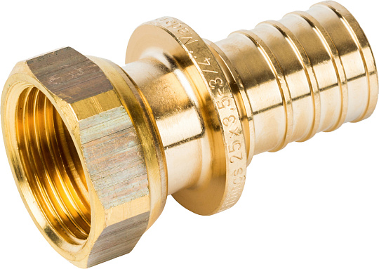 Переходник Stout SFA 0019 25xG 3/4&quot;, аксиальный, с накидной гайкой