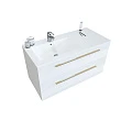 Мебель для ванной Sanvit Соната 2 100 L подвесная, 2 ящика,  белая - превью 1