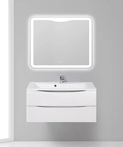 Мебель для ванной BelBagno Marino 110 подвесная, 2 ящика, Bianco Opaco