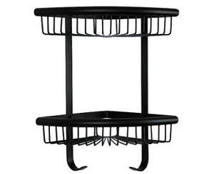 Полка Frap F352-16 двухъярусная черная