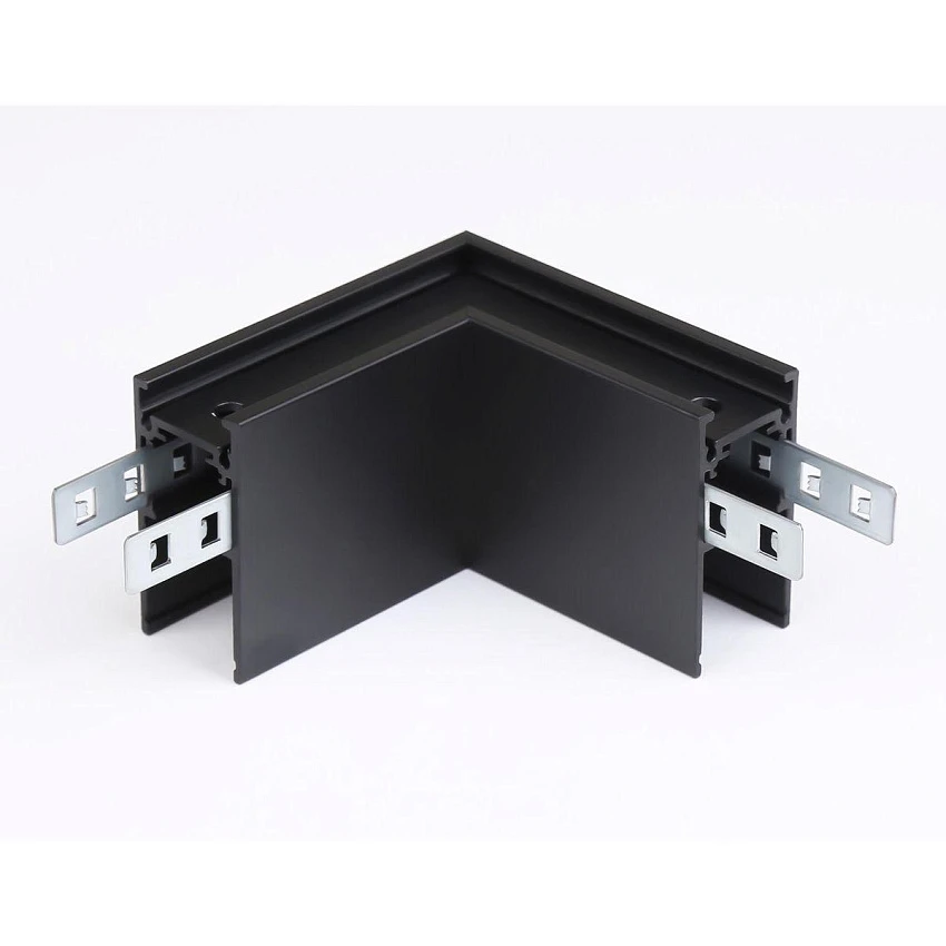 Коннектор L-образный для накладного шинопровода Ambrella light Track System Magnetic GL3369