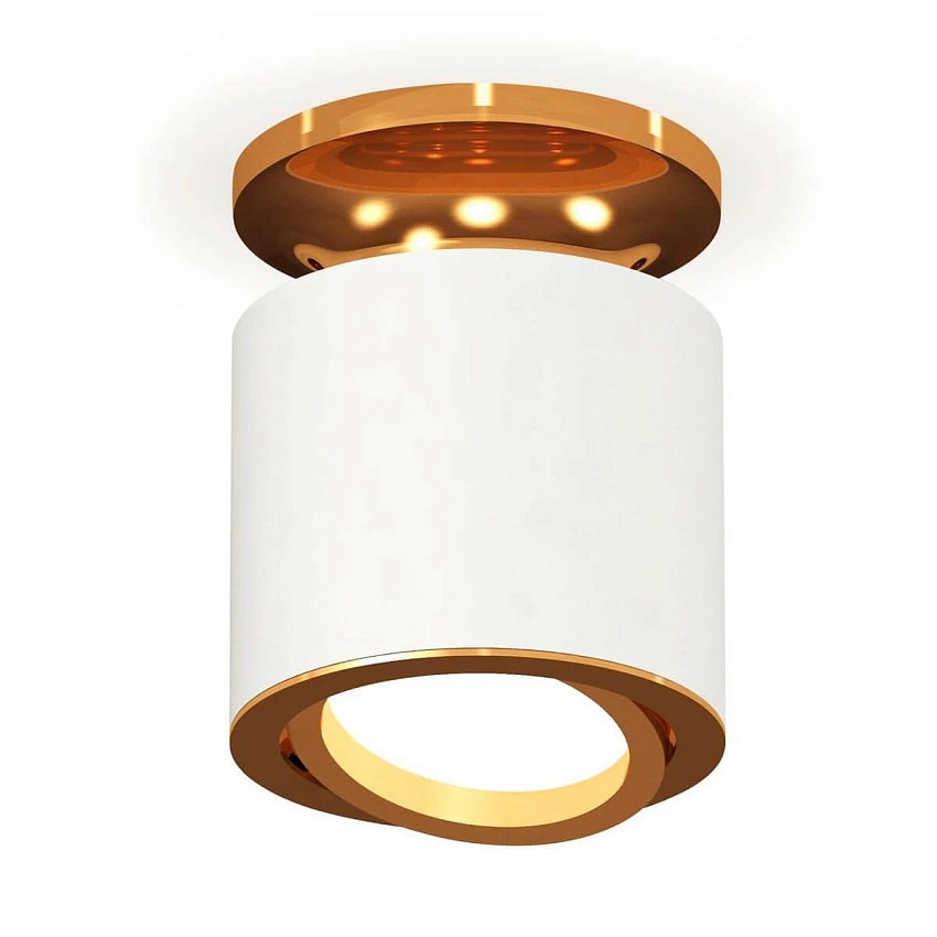 Комплект накладного поворотного светильника Ambrella light XS7401120 SWH/PYG белый песок/золото желт