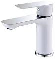 Смеситель Abber Weiss Insel AF8010W для раковины белый-хром - превью 2