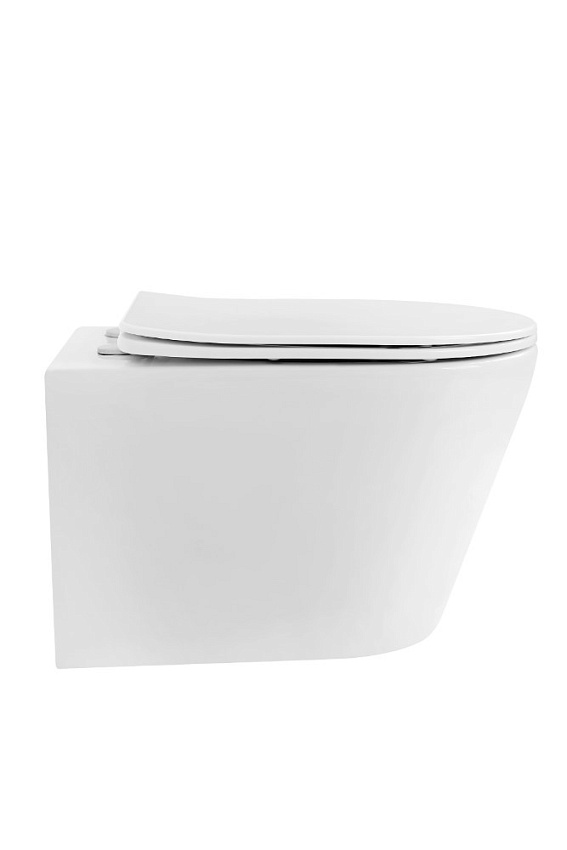 Унитаз подвесной Boheme Avva 973-SET-MW с сиденьем микролифт, белый матовый купить в Москве в интернет-магазине «Сатра»