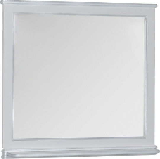 Зеркало Aquanet Валенса 110 белый краколет/серебро (без светильников)