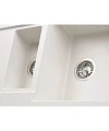 Мойка кухонная Kuppersberg Modena 1,5B2D White встраиваемая - превью 1