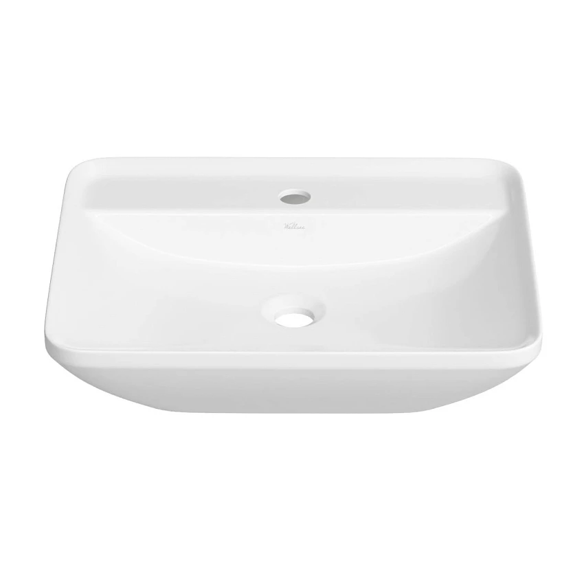 Накладная раковина для ванной комнаты Wellsee Cute Twin S 318302000  белая