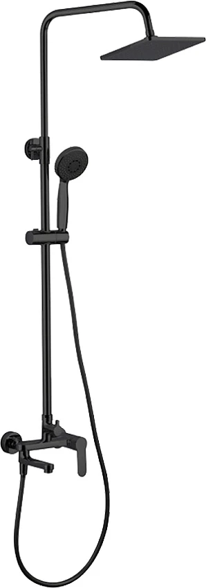 Душевая стойка Aquanet Passion AF300-72-S-B чёрная матовая